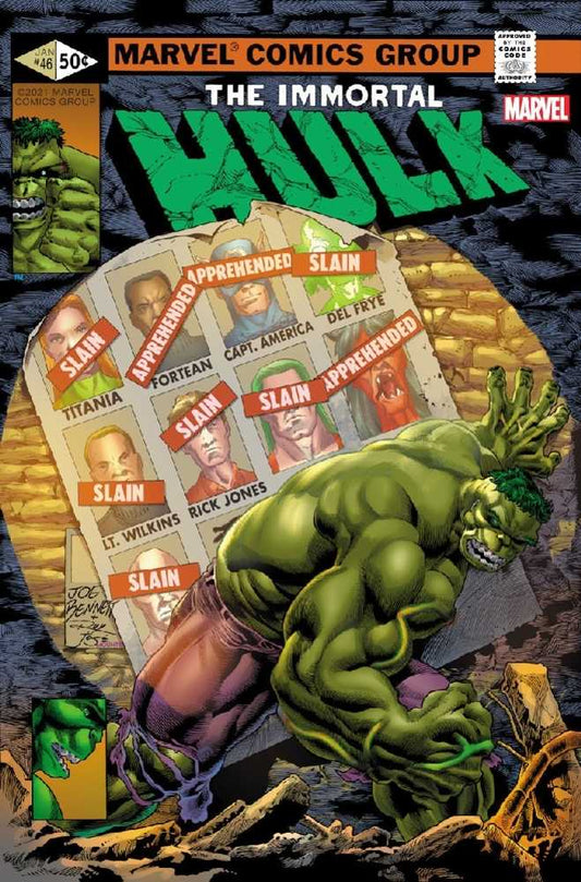 Immortal Hulk #46 Bennett Homage Variant