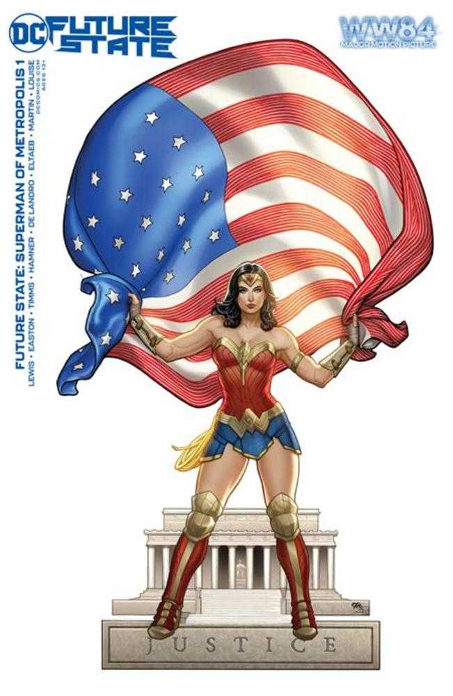 Future State Superman Of Metropolis #1 (Of 2) Cover D Wonder Woman 1984 Frank Cho Card Stock Variant