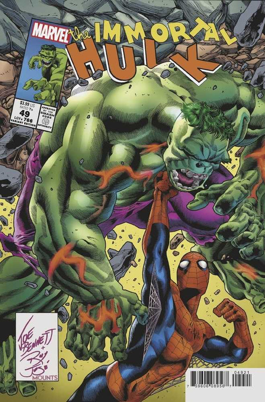 Immortal Hulk #49 Bennett Homage Variant
