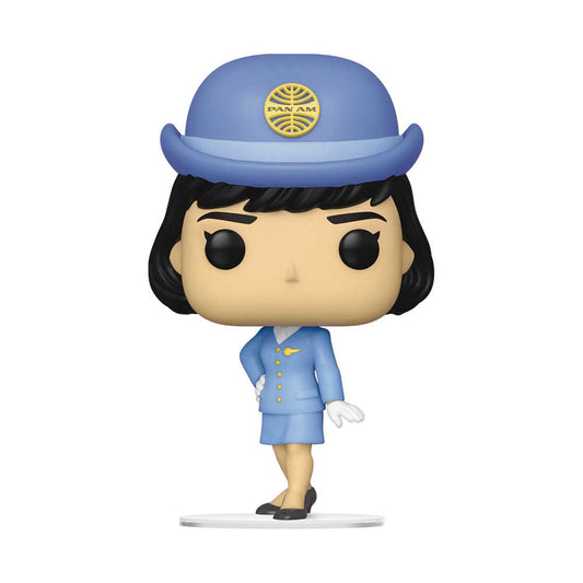 Pop Ad Icons Pan Am Stewardess Without Bag Vinyl Figure