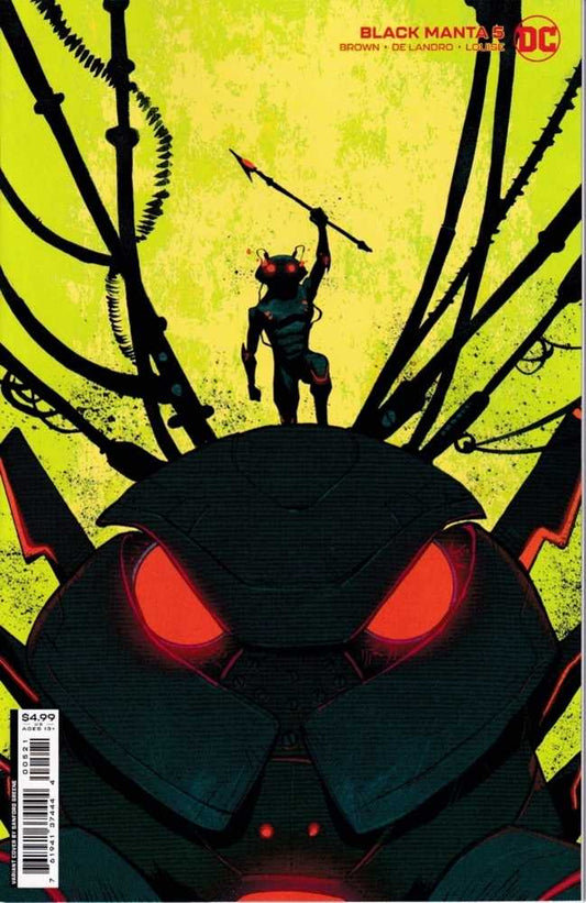 Black Manta #5 (Of 6) Cover B Sanford Greene Card Stock Variant