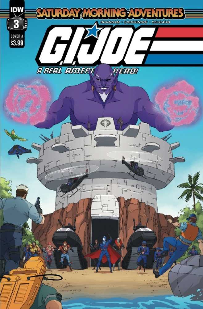 G.I. Joe Rah Saturday Morning Adventure #3 (Of 4) Cover A Schoening