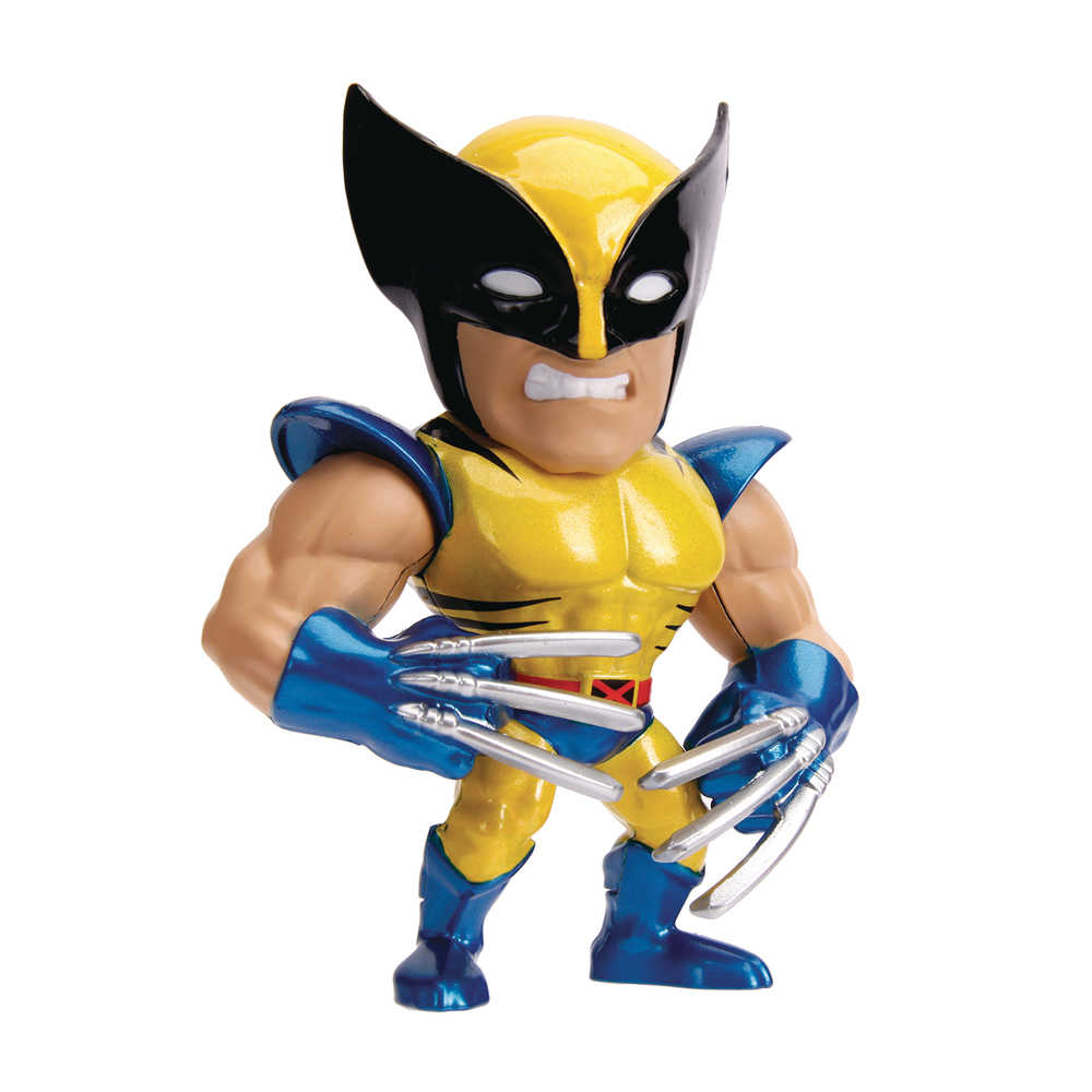 Marvel X-Men Wolverine Metallic Yellow 4 In Die Cast Figure (Net