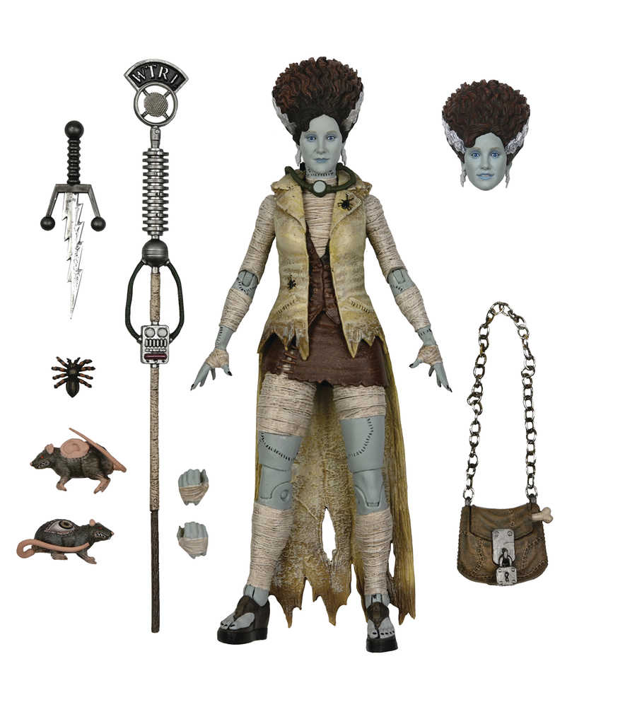 Universal Monsters vs Teenage Mutant Ninja Turtles April As The Bride Ult 7 In Action Figure