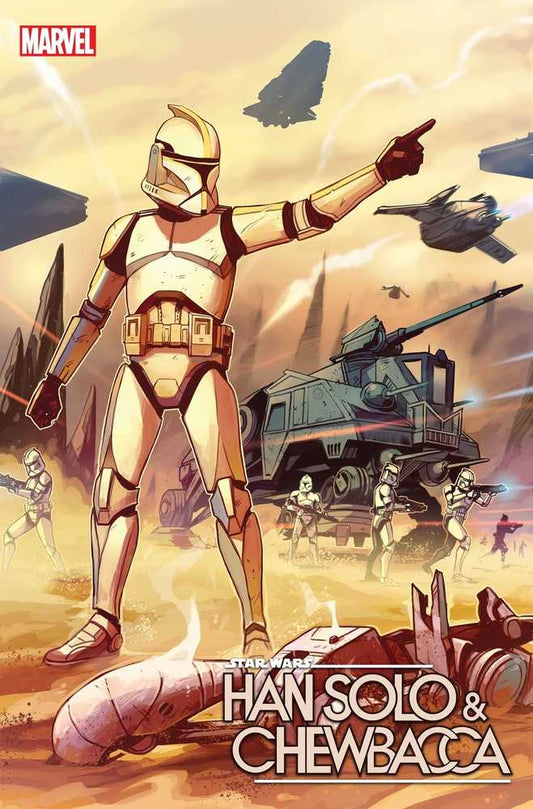 Star Wars Han Solo Chewbacca #8 Attack Clones 20 Th Anniv Variant