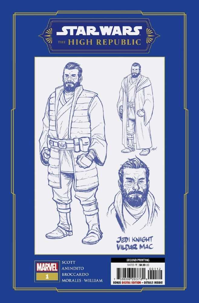 Star Wars High Republic #1 2nd Print Anindito Variant