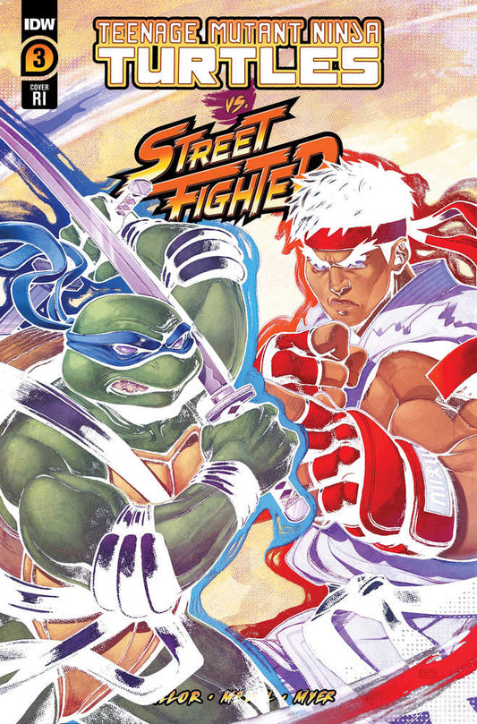 Teenage Mutant Ninja Turtles vs Street Fighter #3 (Of 5) Cover E 50 Copy Variant Edition Beals