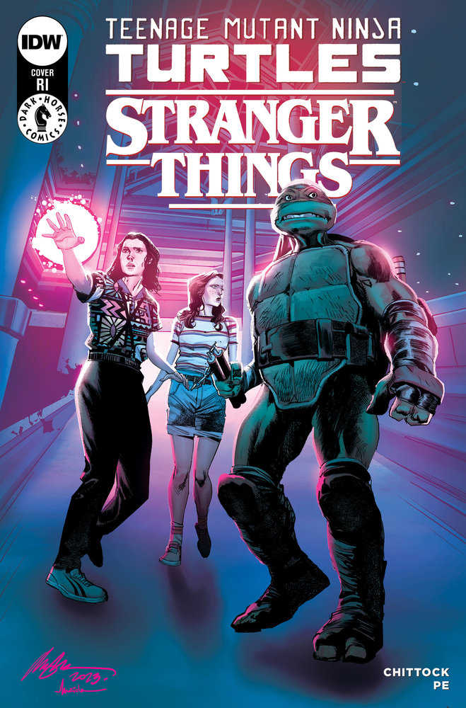 Teenage Mutant Ninja Turtles X Stranger Things #1 Variant Ri (100) (Albuquerque)