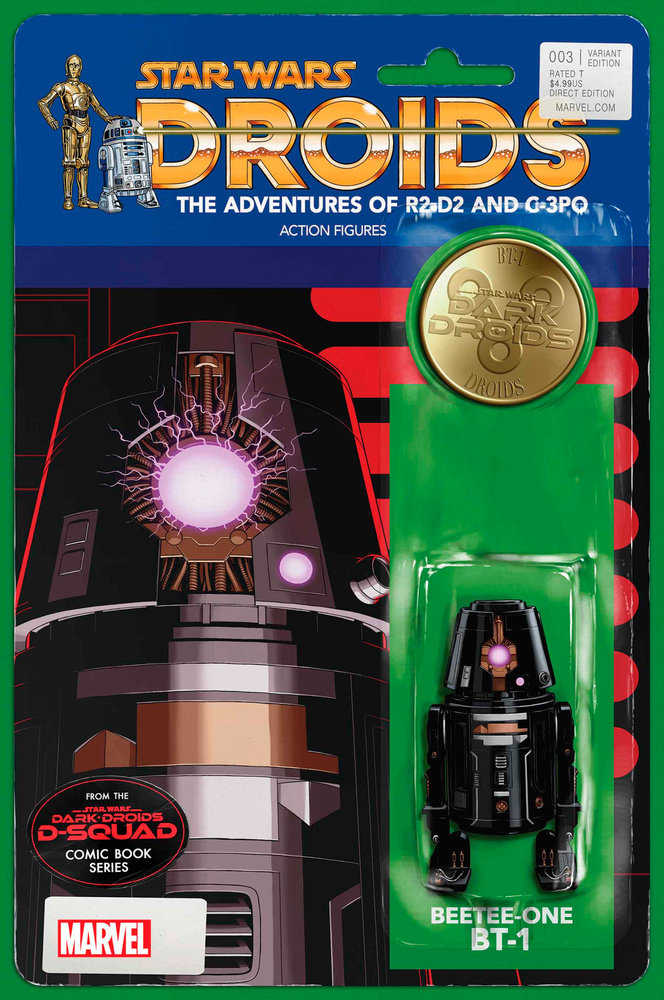 Star Wars: Dark Droids   D Squad 3 John Tyler Christopher Action Figure Variant [Dd]