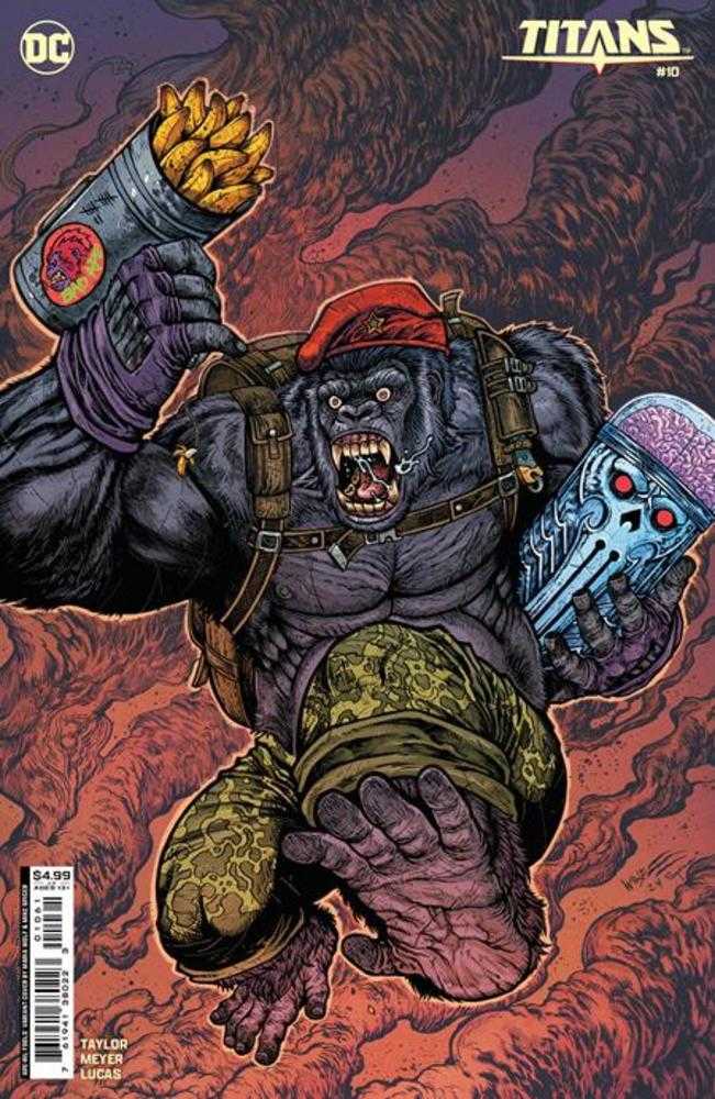 Titans #10 Cover D Maria Wolf April Fools Monsieur Mallah Card Stock Variant