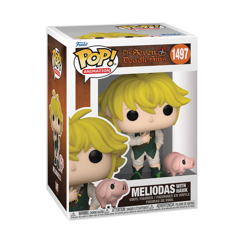 Pop&Buddy Sds Meliodas W/Hawk Vinyl Figure