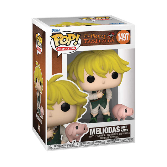 Pop&Buddy Sds Meliodas W/Hawk Vinyl Figure