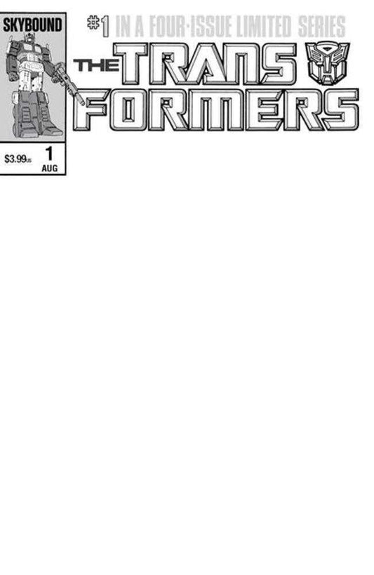 Transformers #1 40 Th Anniversary Edition  (One Shot) Cover C Blank Sketch Variant
