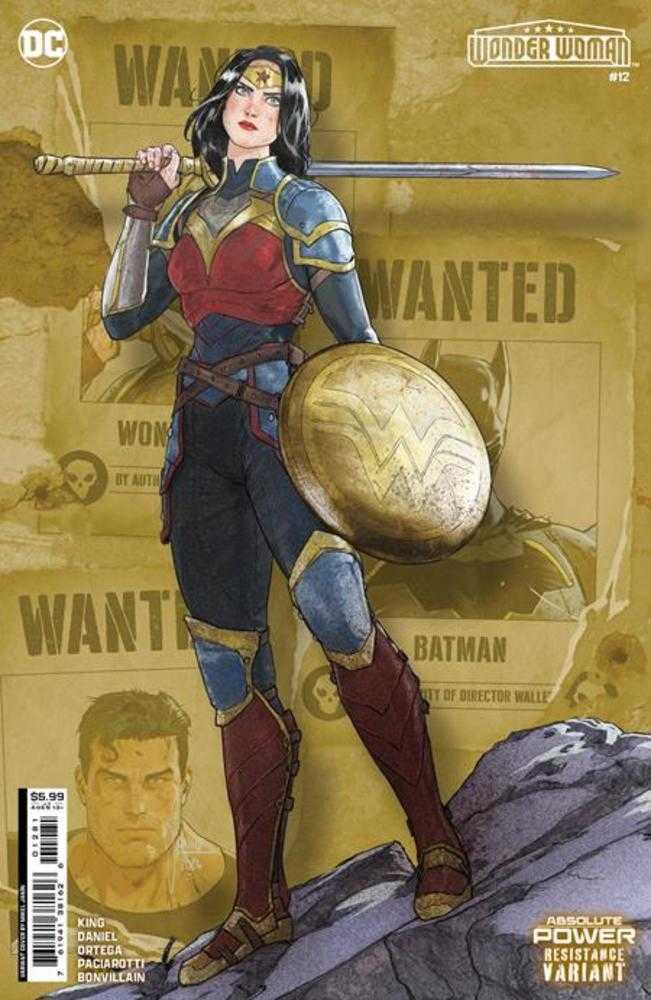 Wonder Woman #12 Cover E Mikel Janin Resistance Card Stock Variant (Absolute Power)