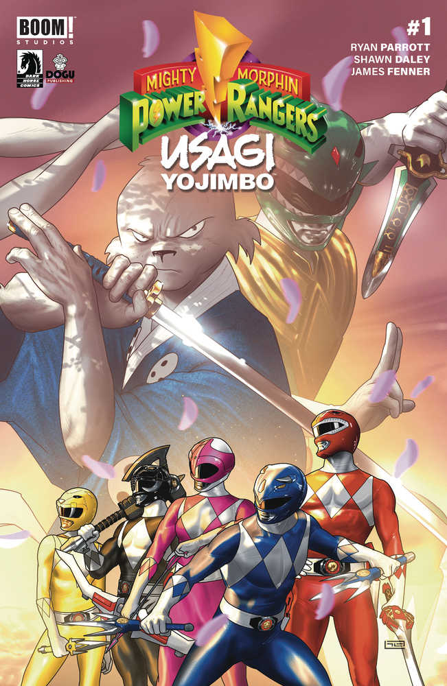 Mighty Morphin Power Rangers Usagi Yojimbo #1 Cover A Clarke (