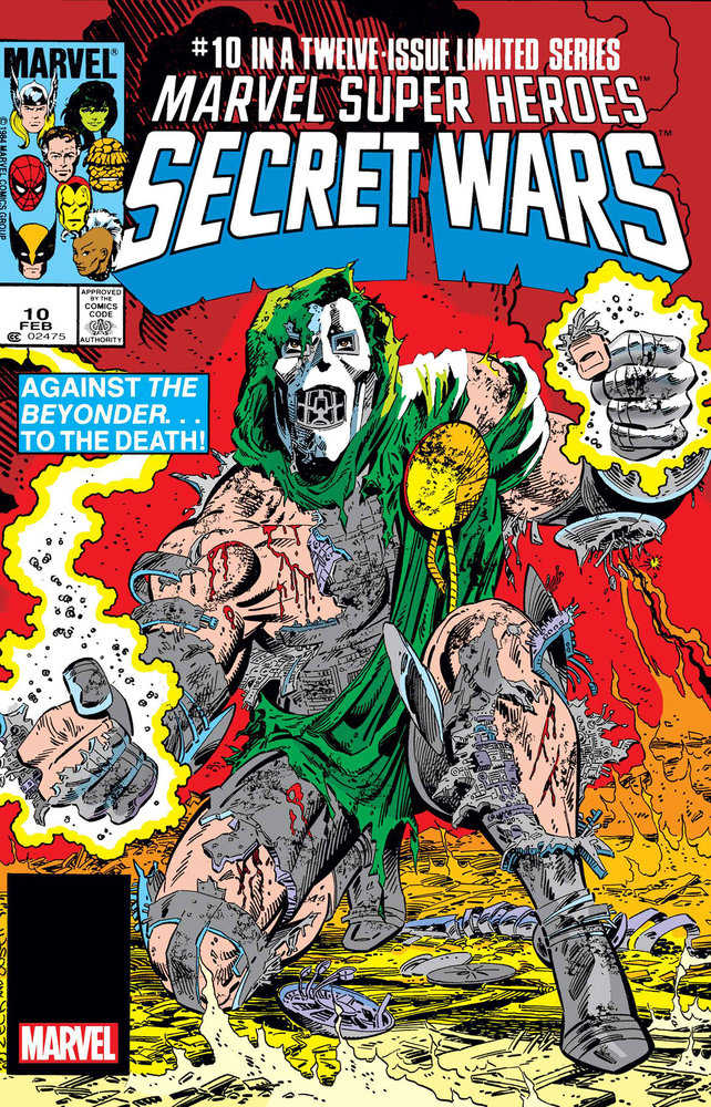 Marvel Super Heroes Secret Wars #10 Facsimile Edition Foil Variant