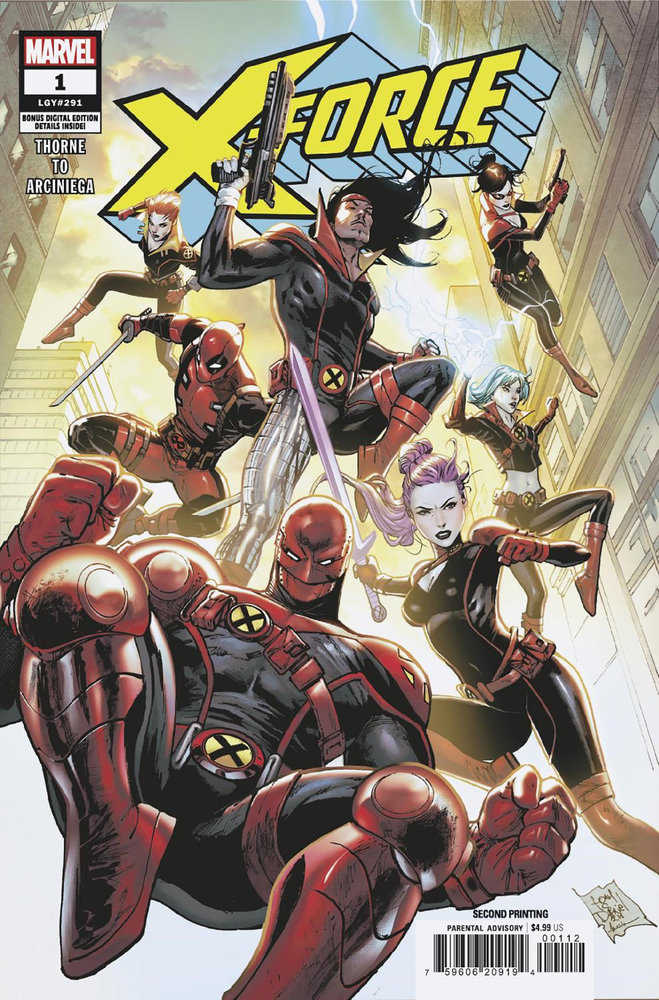 X-Force #1 Tony Daniel 2nd Print Variant