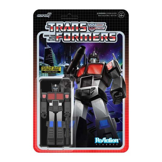 Transformers Reaction Wv8 Optimus Prime Nucleon 3 3/4 In Action Figure (