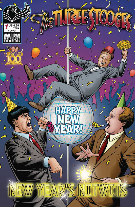 Three Stooges New Years Nitwits #1 Cover A Fraims