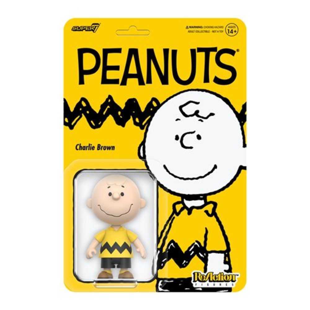 Peanuts Reaction Wv7 Charlie Brown 3 3/4 In Action Figure