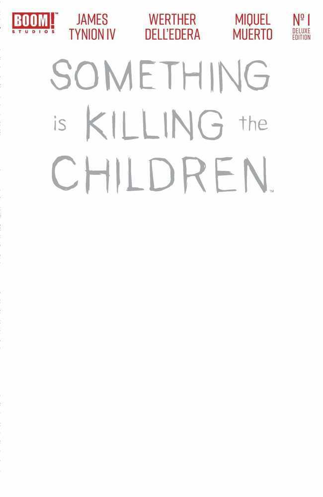 Something Is Killing The Children Deluxe #1 Cover F Foil Sketch (