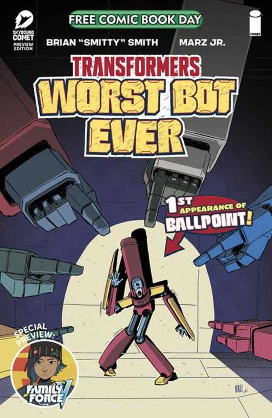 Free Comic Book Day 2025   Bundle Of 25   Transformers Worst Bot Ever Special