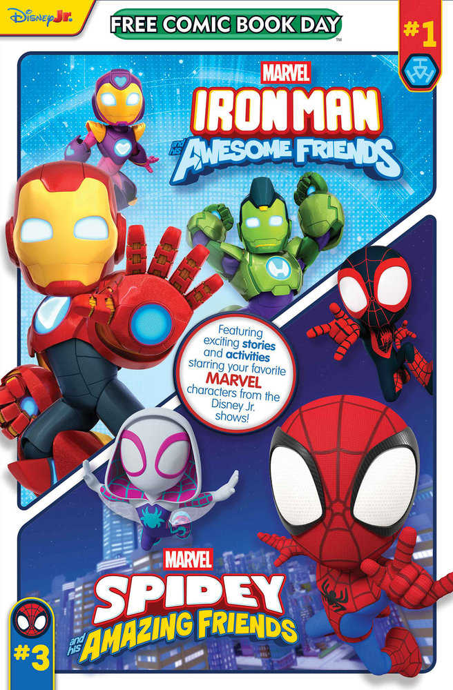 Free Comic Book Day 2025 Bundle Of 20 Iron Man & Friends/Spidey & Friends (