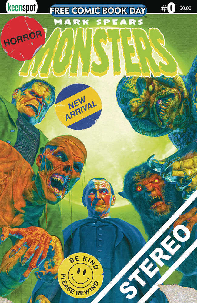 Free Comic Book Day 2025 Single Unit Keenspot Mark Spears Monsters #0