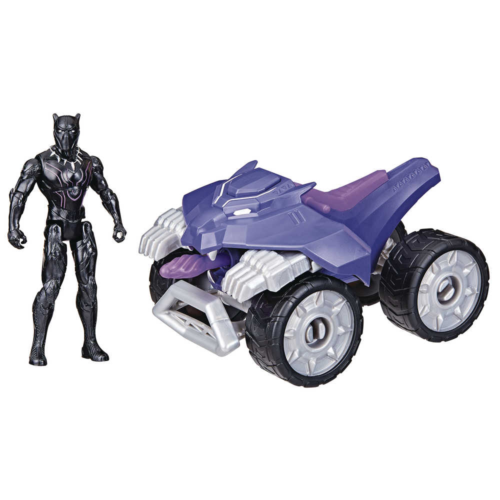 Marvel Epic Hero Series 4in Black Panther W/Atv Action Figure