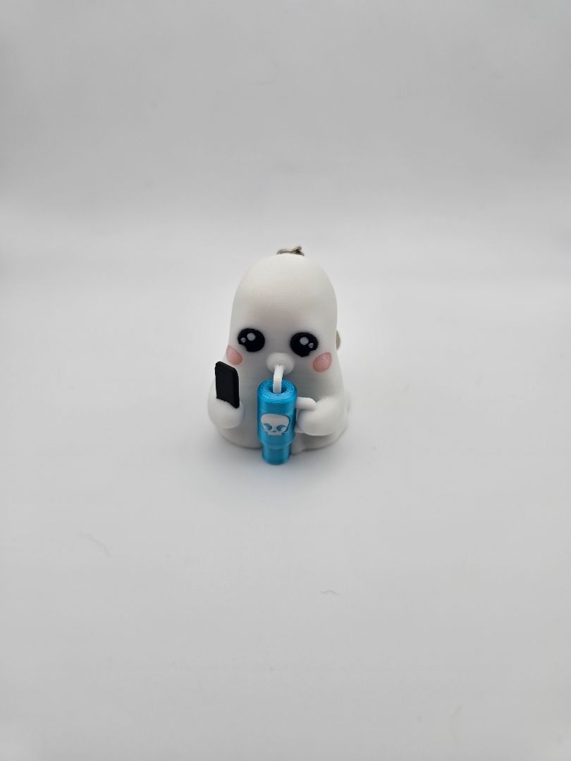 Tumbler Ghostie Keychain
