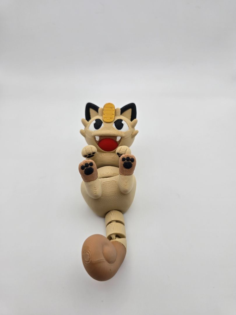 Flexi Meowth Keychain