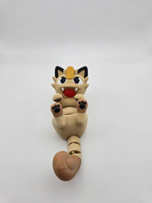 Flexi Meowth Keychain