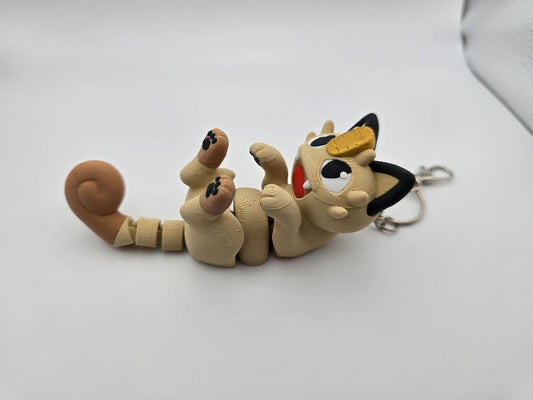 Flexi Meowth Keychain
