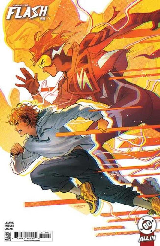Absolute Flash #10 Cover B Haining Card Stock Variant