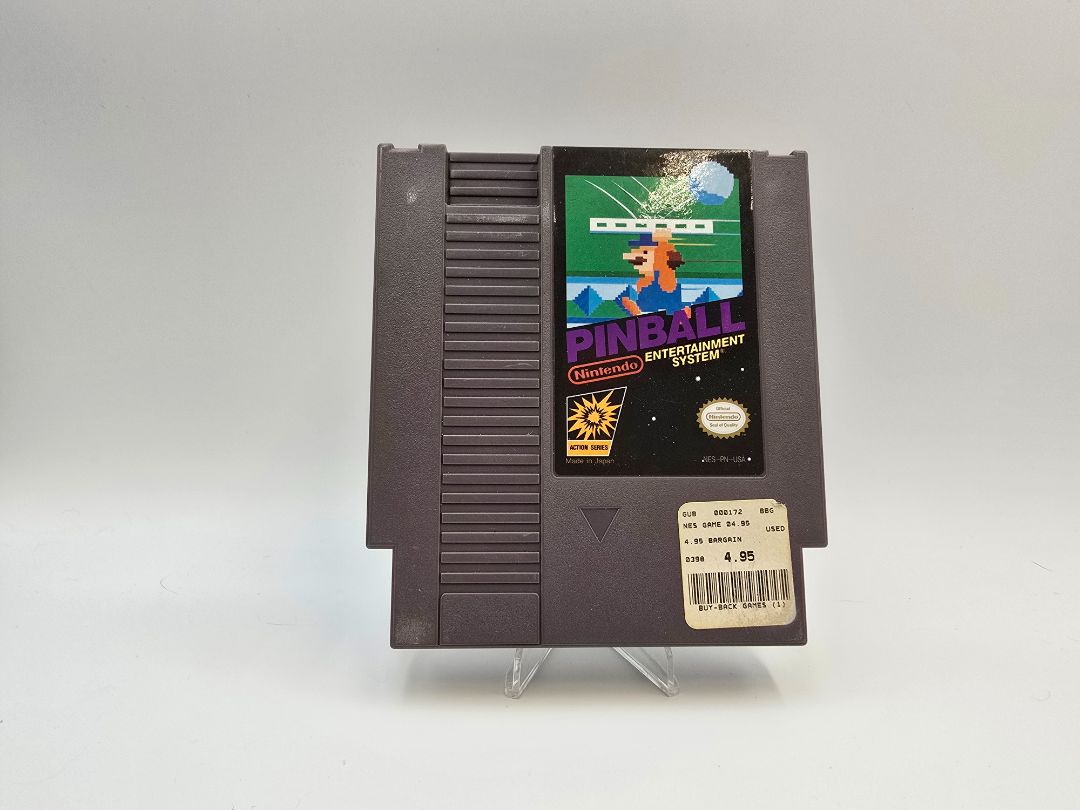 Pinball NES Cartridge