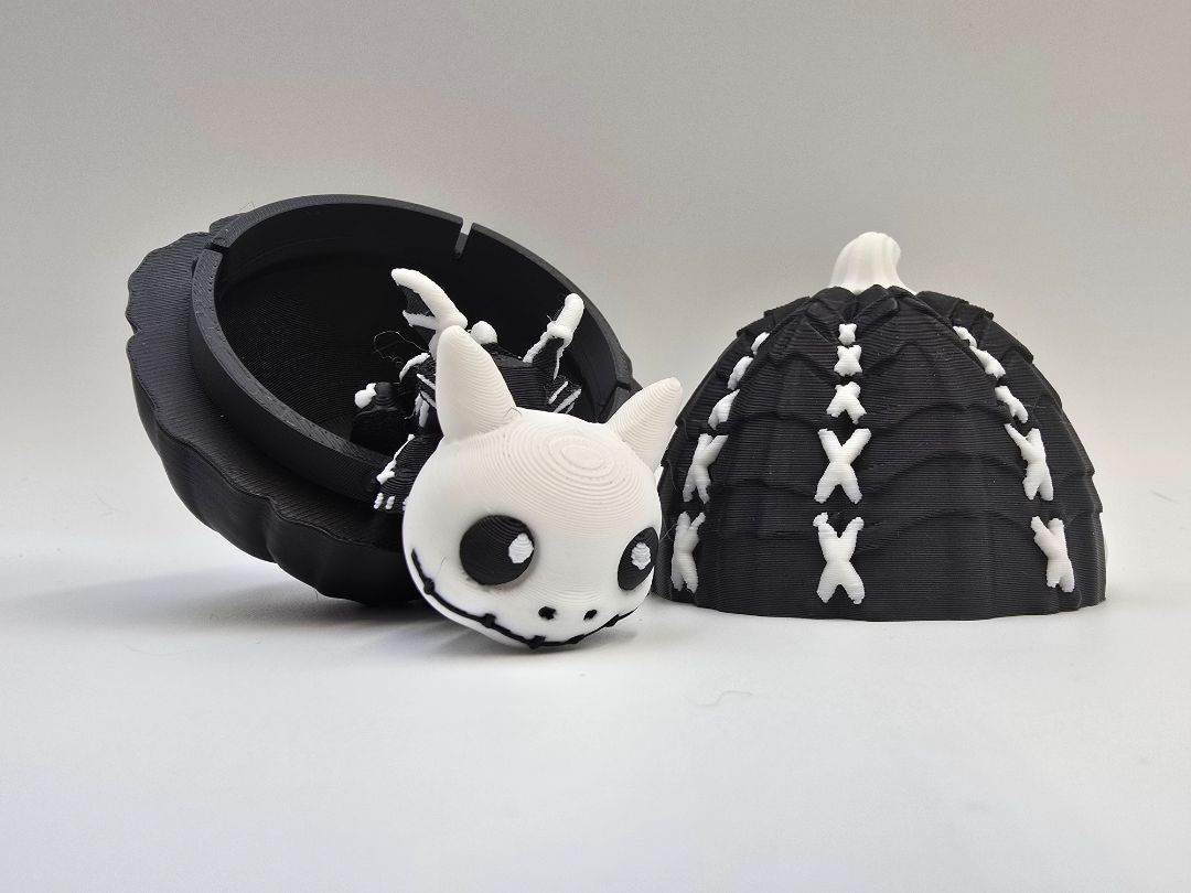 Mini Skellington Dragon with Egg