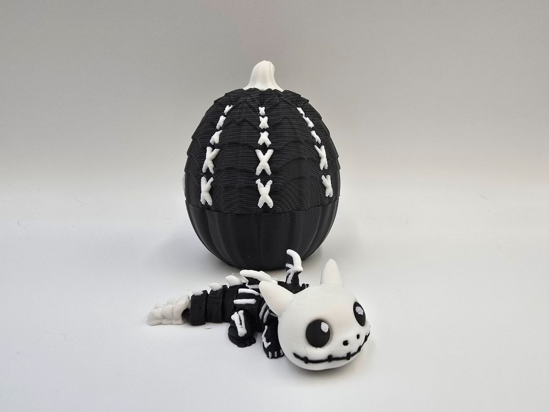 Mini Skellington Dragon with Egg