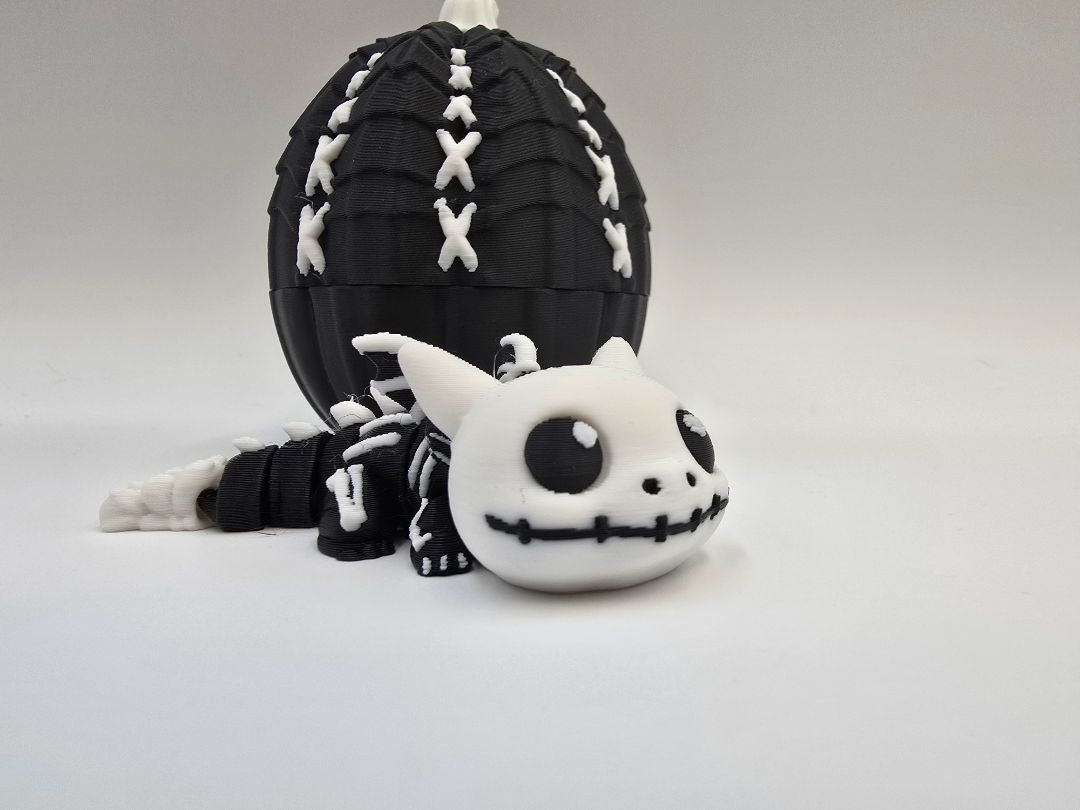 Mini Skellington Dragon with Egg