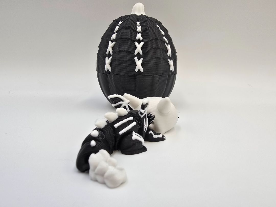 Mini Skellington Dragon with Egg