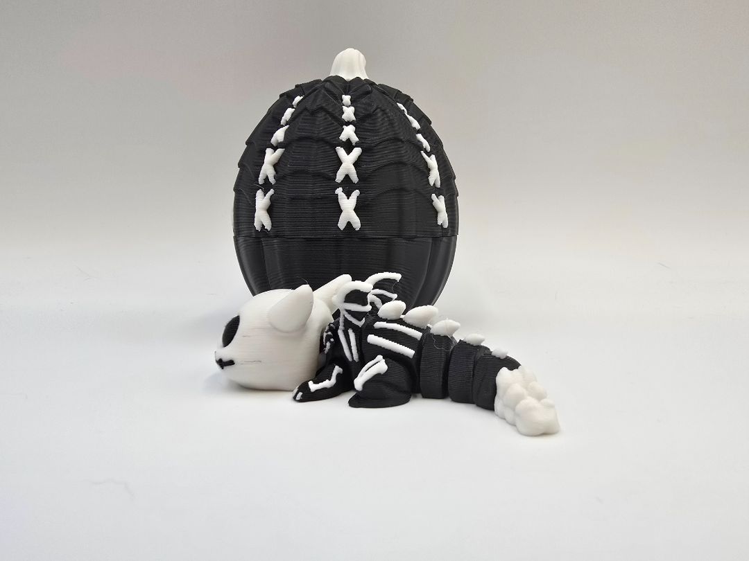 Mini Skellington Dragon with Egg