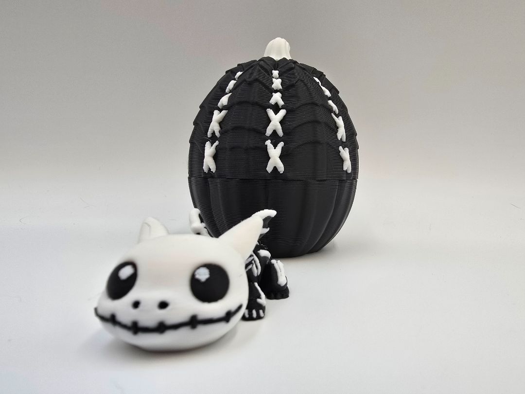 Mini Skellington Dragon with Egg
