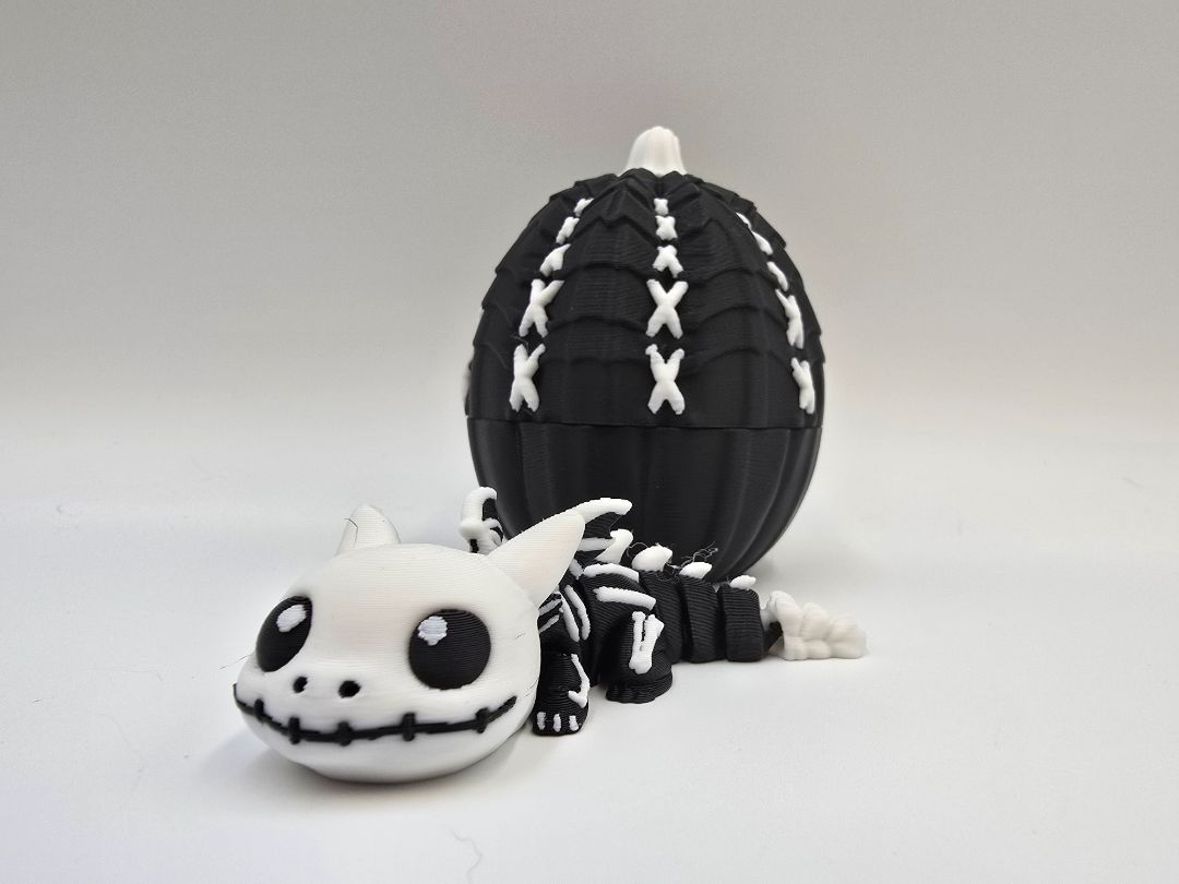 Mini Skellington Dragon with Egg