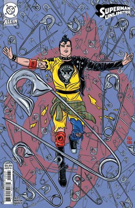 Superman Unlimited #9 Cover F Michael Allred Punk Rock Card Stock Variant