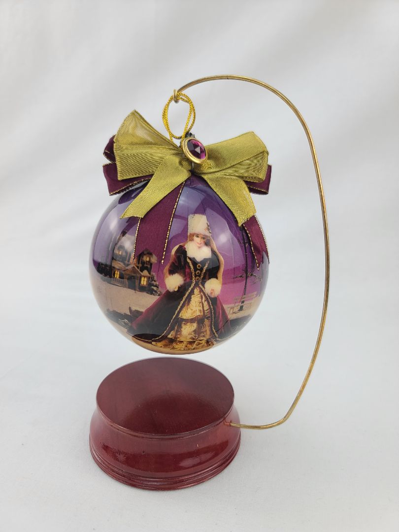 Vintage 1996 Barbie Ornament with Stand