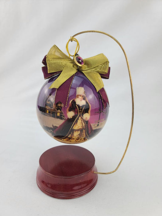 Vintage 1996 Barbie Ornament with Stand
