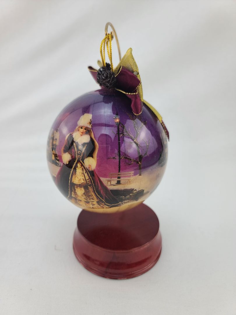 Vintage 1996 Barbie Ornament with Stand