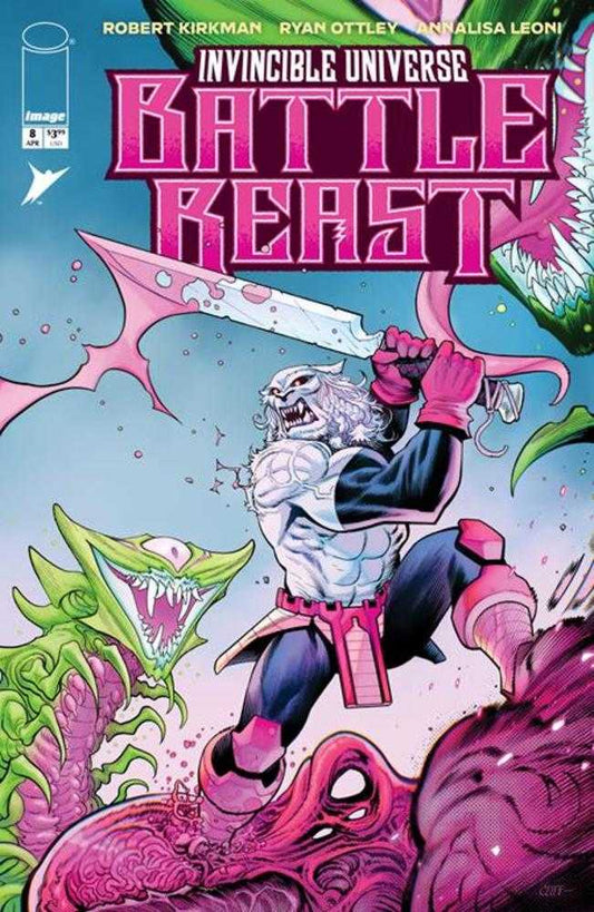 Invincible Universe Battle Beast #8 Cover D 1 in 25 Cliff Rathburn Variant