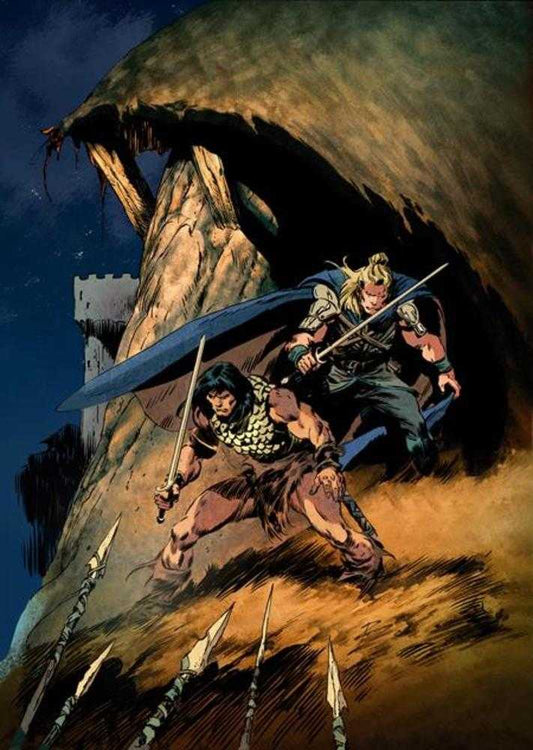 Conan And Dragonero #1 (Of 7) Cover D Roberto De La Torre Full Art Variant (Mature)