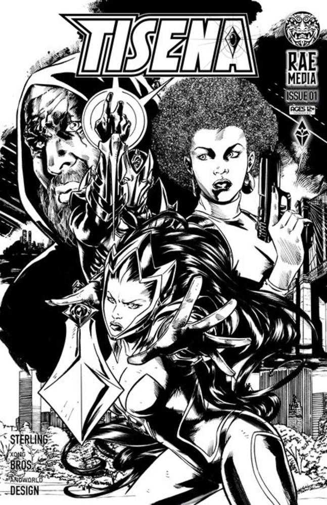 Tisena #1 (Of 6) Cover E Inc 1:15 Alitha Martinez Bw Variant