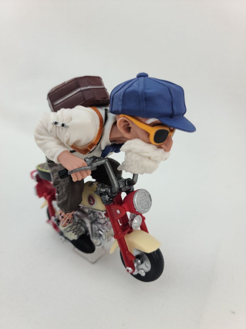 Master Roshi on Motorcycle